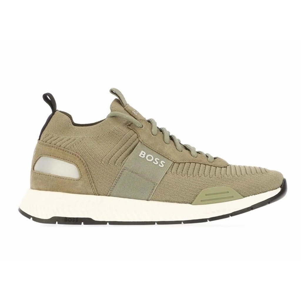 Hugo Boss Men's Titanium Knit Runners - Green